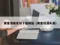 乌海黑客漫画素材下载网站（黑客动漫头像）